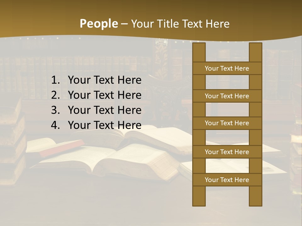 Texture Training Wooden PowerPoint Template