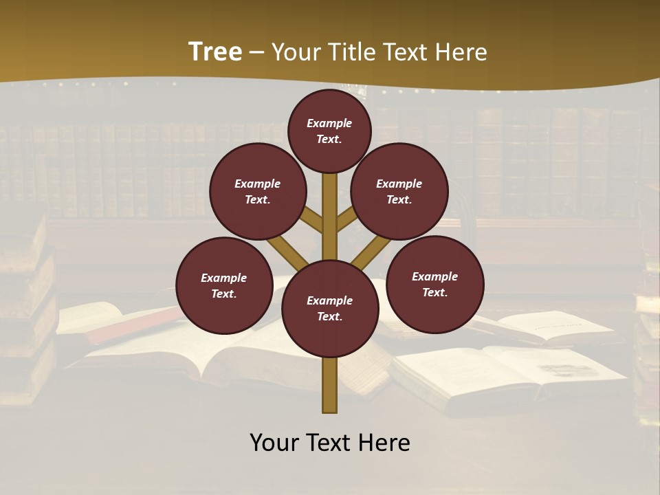 Texture Training Wooden PowerPoint Template