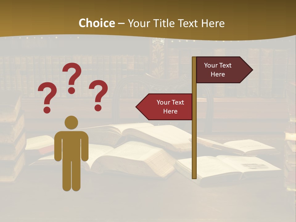 Texture Training Wooden PowerPoint Template