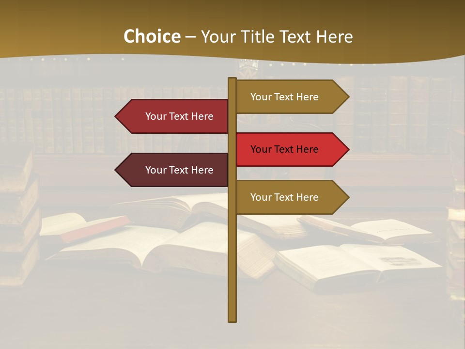 Texture Training Wooden PowerPoint Template