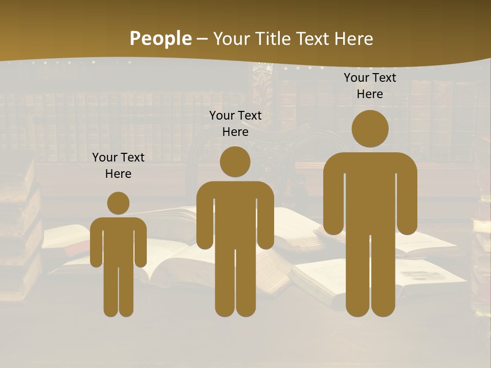 Texture Training Wooden PowerPoint Template