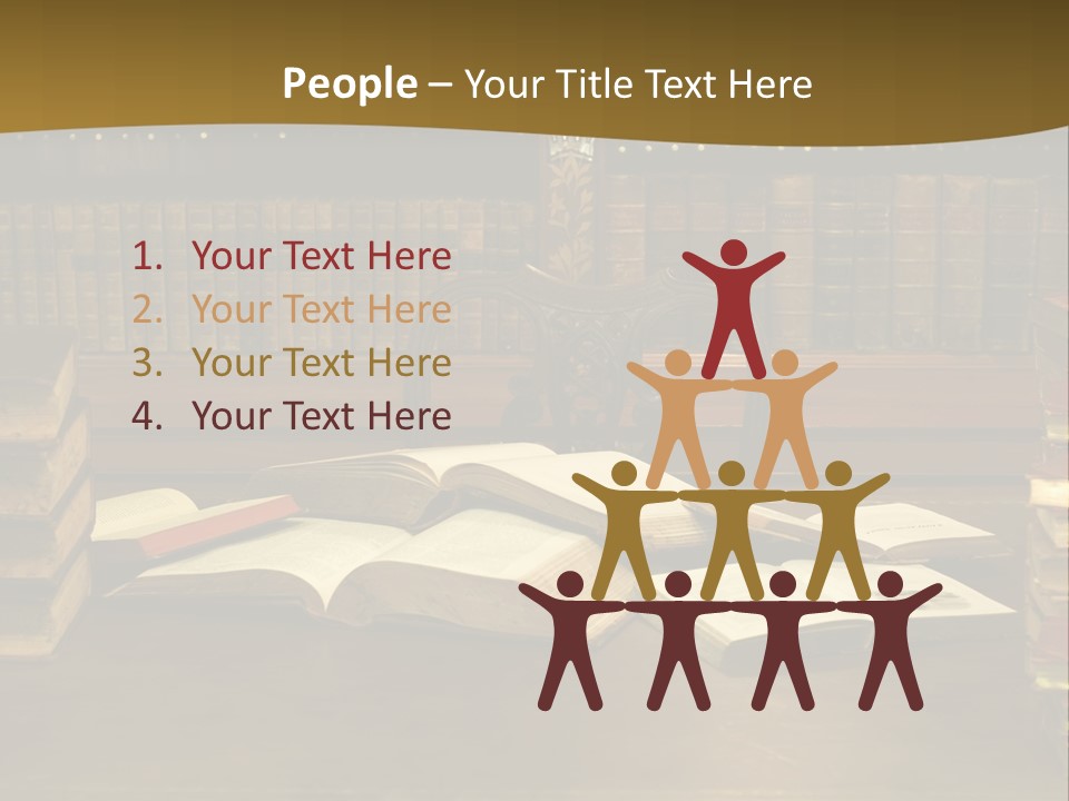 Texture Training Wooden PowerPoint Template