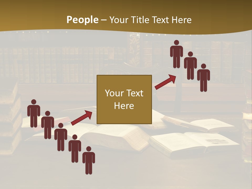 Texture Training Wooden PowerPoint Template