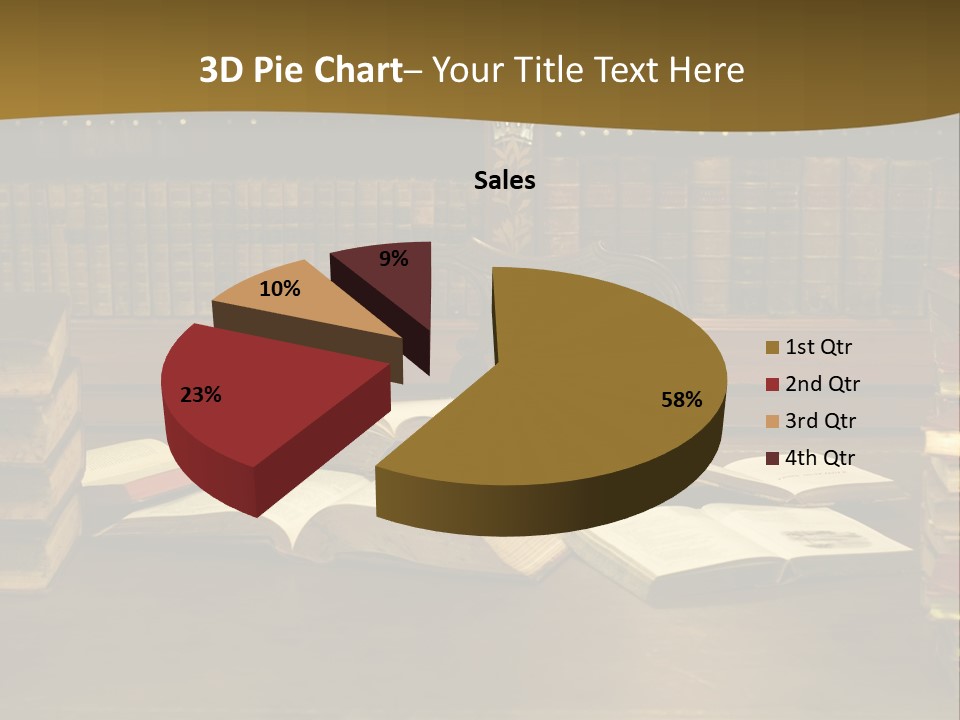 Texture Training Wooden PowerPoint Template