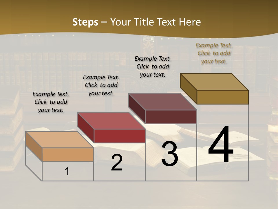 Texture Training Wooden PowerPoint Template