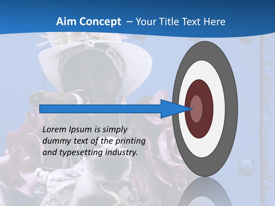 Hat Tobacco Cuban PowerPoint Template