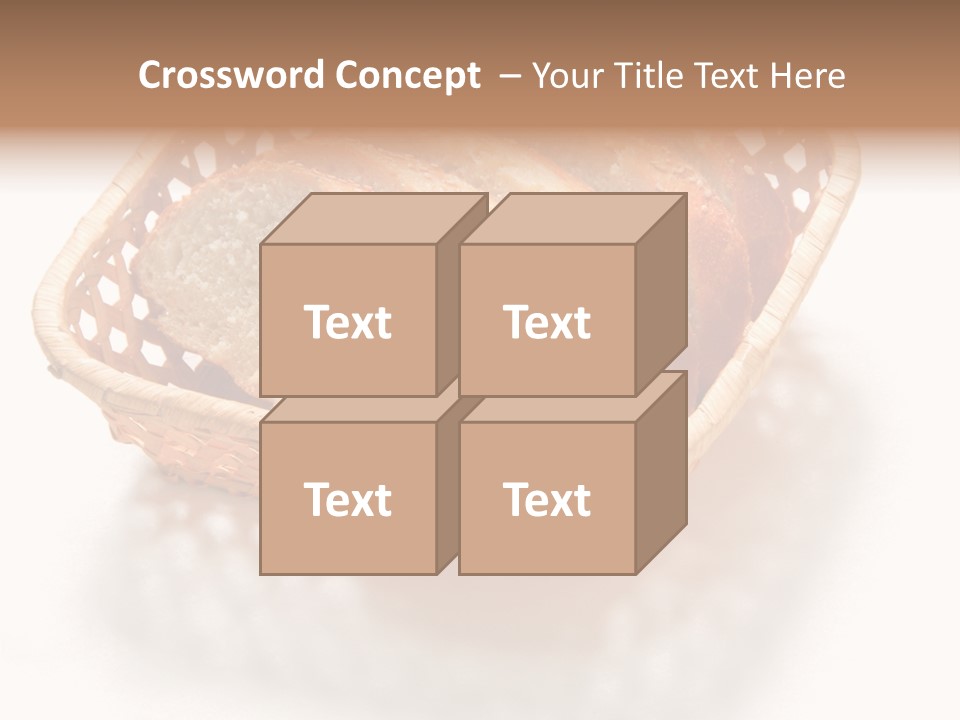 Bun Eating Basket PowerPoint Template