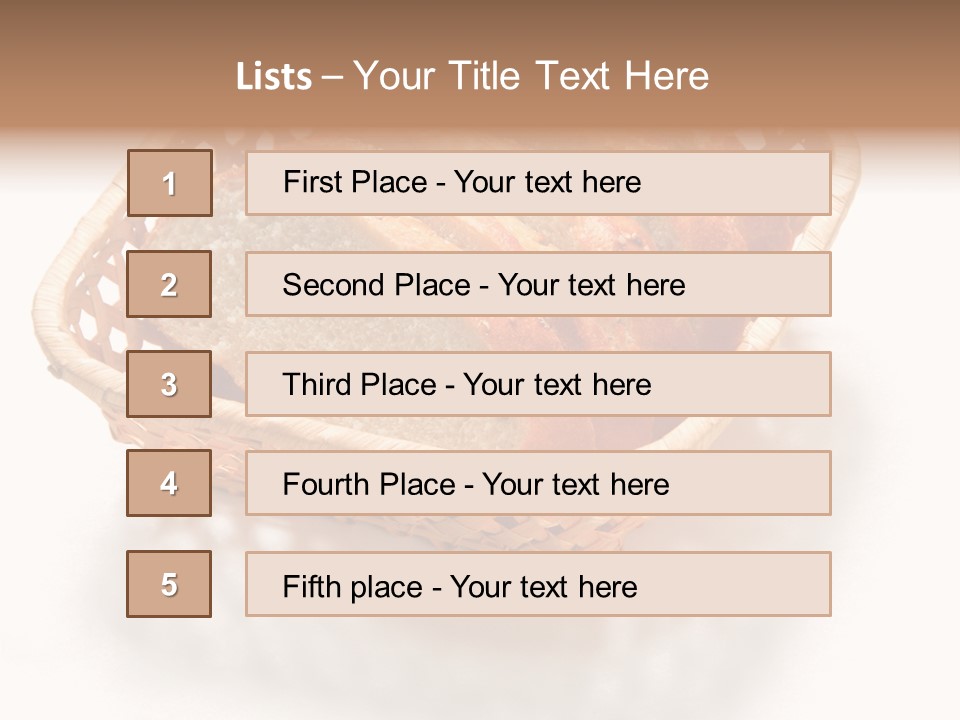 Bun Eating Basket PowerPoint Template