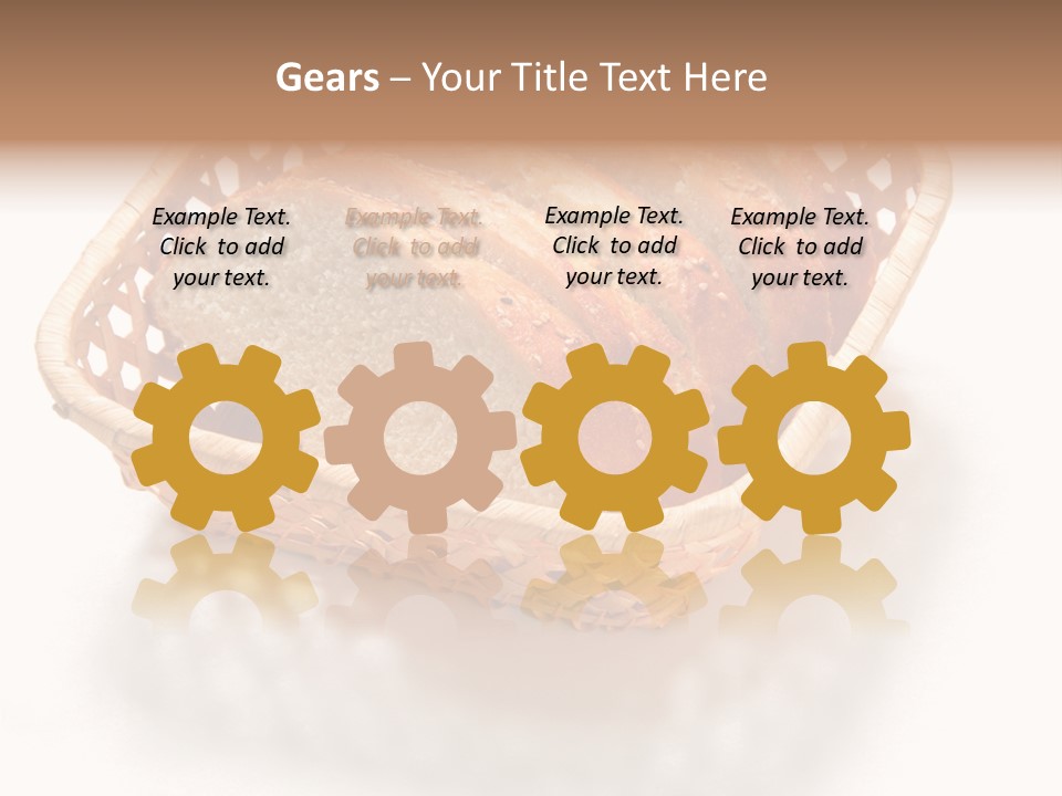 Bun Eating Basket PowerPoint Template