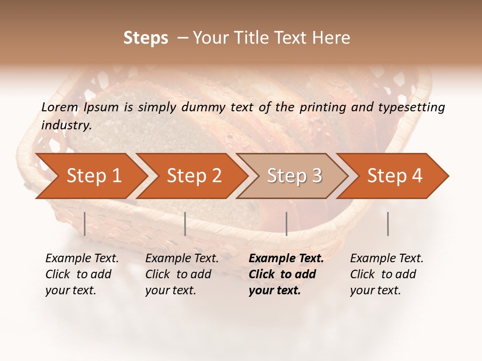Bun Eating Basket PowerPoint Template