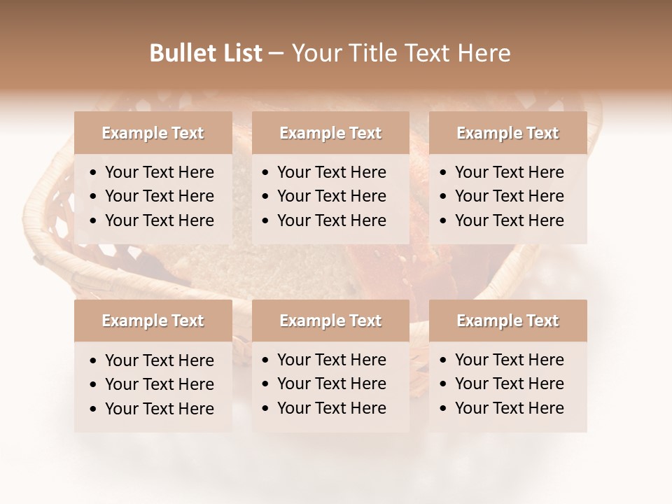 Bun Eating Basket PowerPoint Template