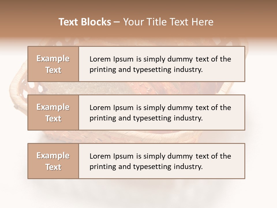Bun Eating Basket PowerPoint Template