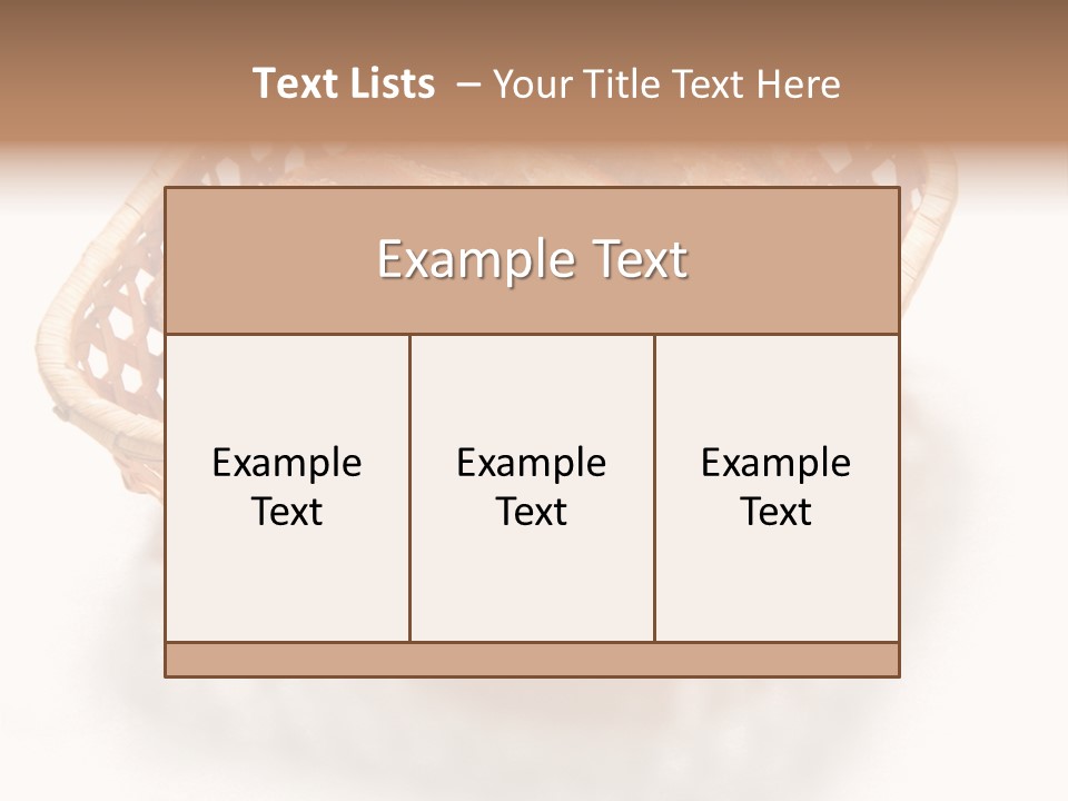 Bun Eating Basket PowerPoint Template