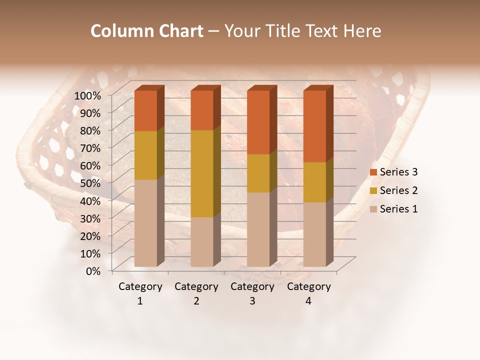 Bun Eating Basket PowerPoint Template
