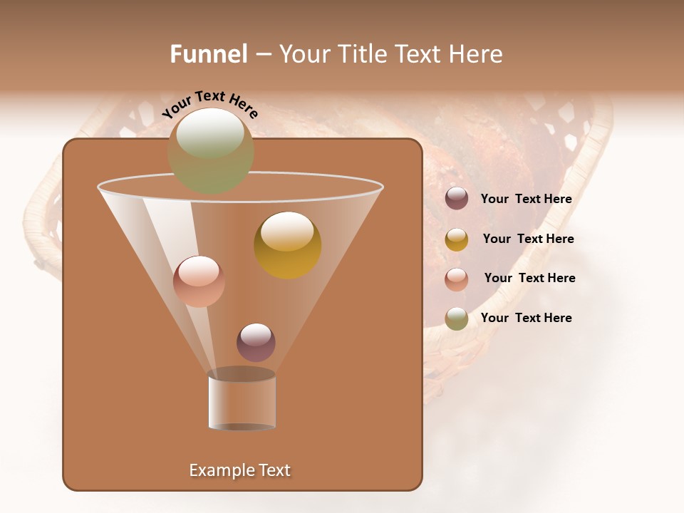 Bun Eating Basket PowerPoint Template