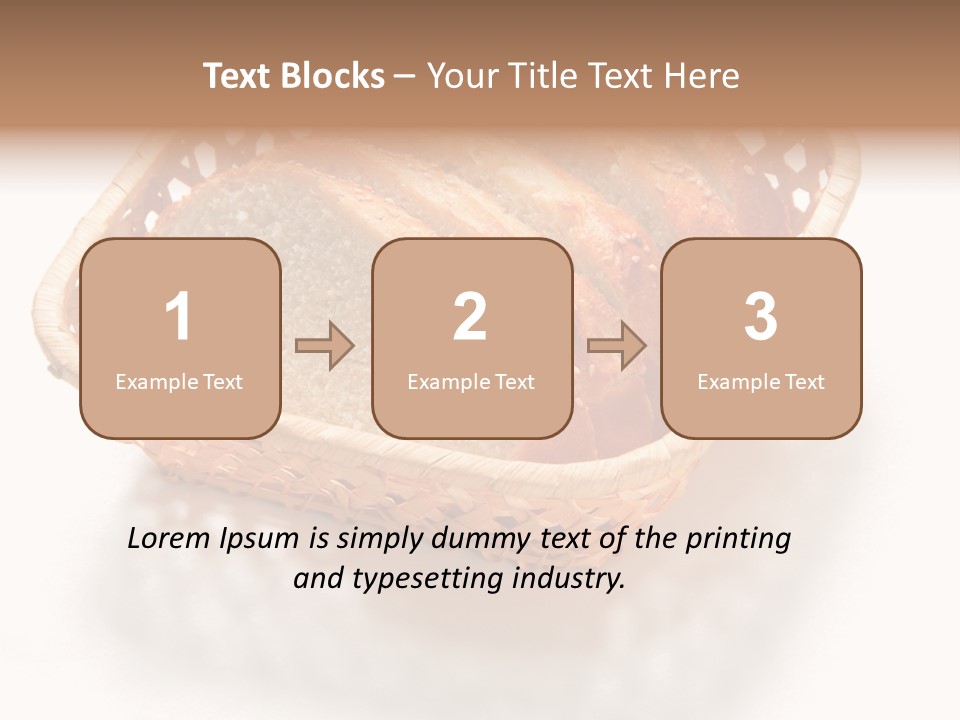 Bun Eating Basket PowerPoint Template