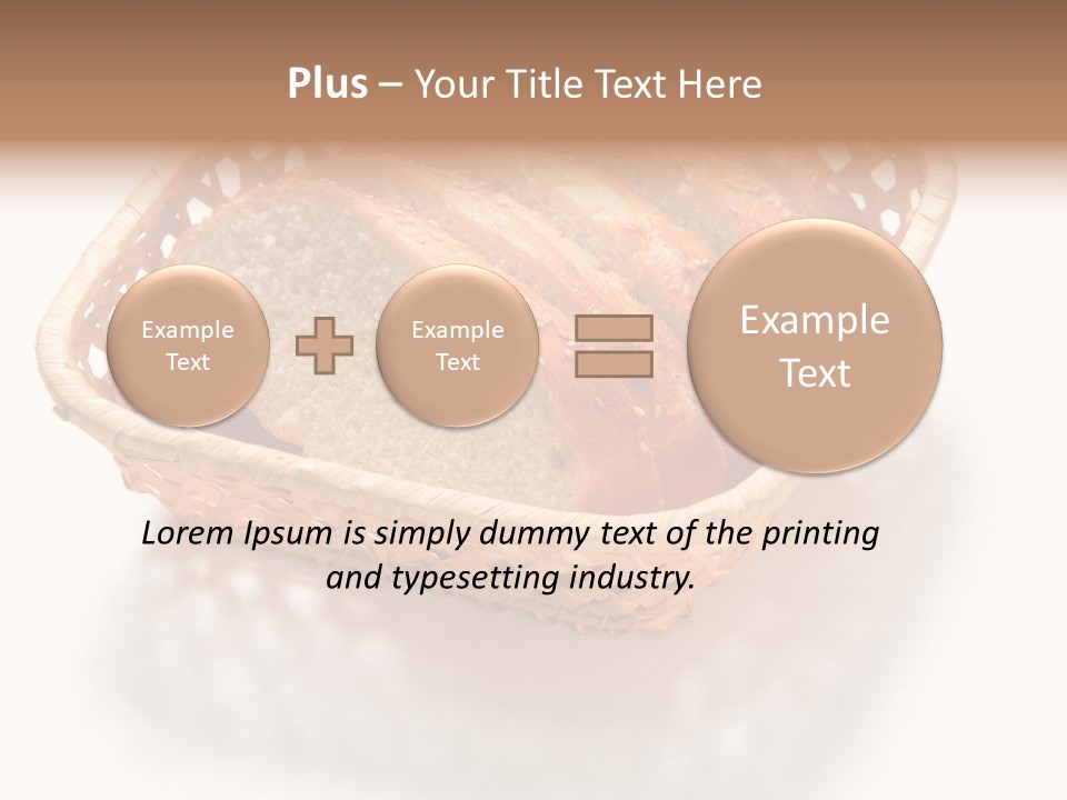Bun Eating Basket PowerPoint Template