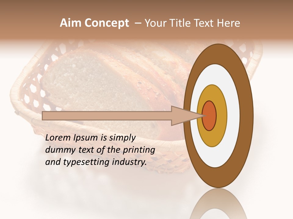 Bun Eating Basket PowerPoint Template
