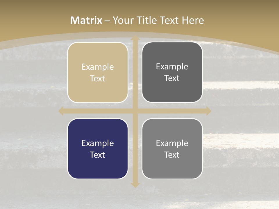 Outdoors Structure Stairs PowerPoint Template
