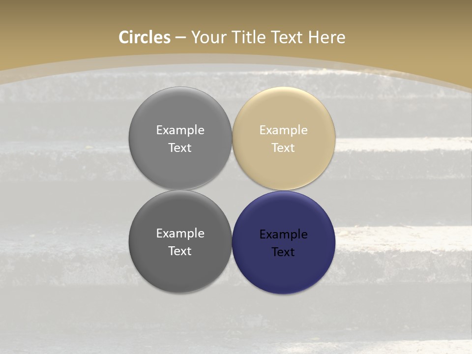 Outdoors Structure Stairs PowerPoint Template