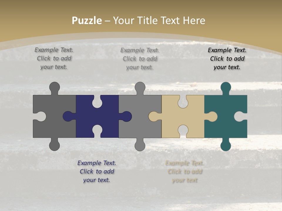 Outdoors Structure Stairs PowerPoint Template