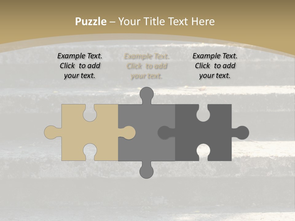 Outdoors Structure Stairs PowerPoint Template