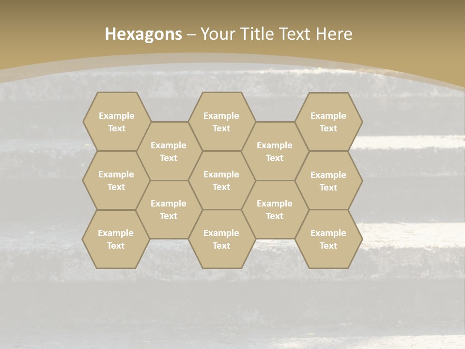 Outdoors Structure Stairs PowerPoint Template