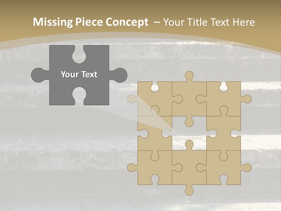 Outdoors Structure Stairs PowerPoint Template