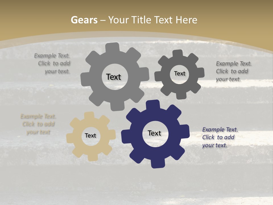 Outdoors Structure Stairs PowerPoint Template