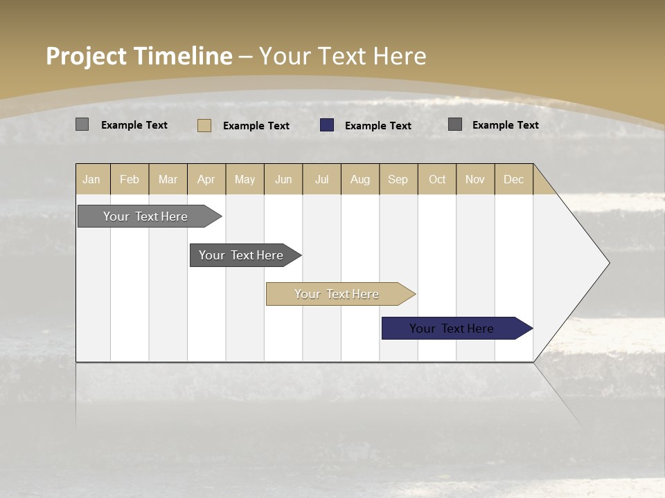 Outdoors Structure Stairs PowerPoint Template