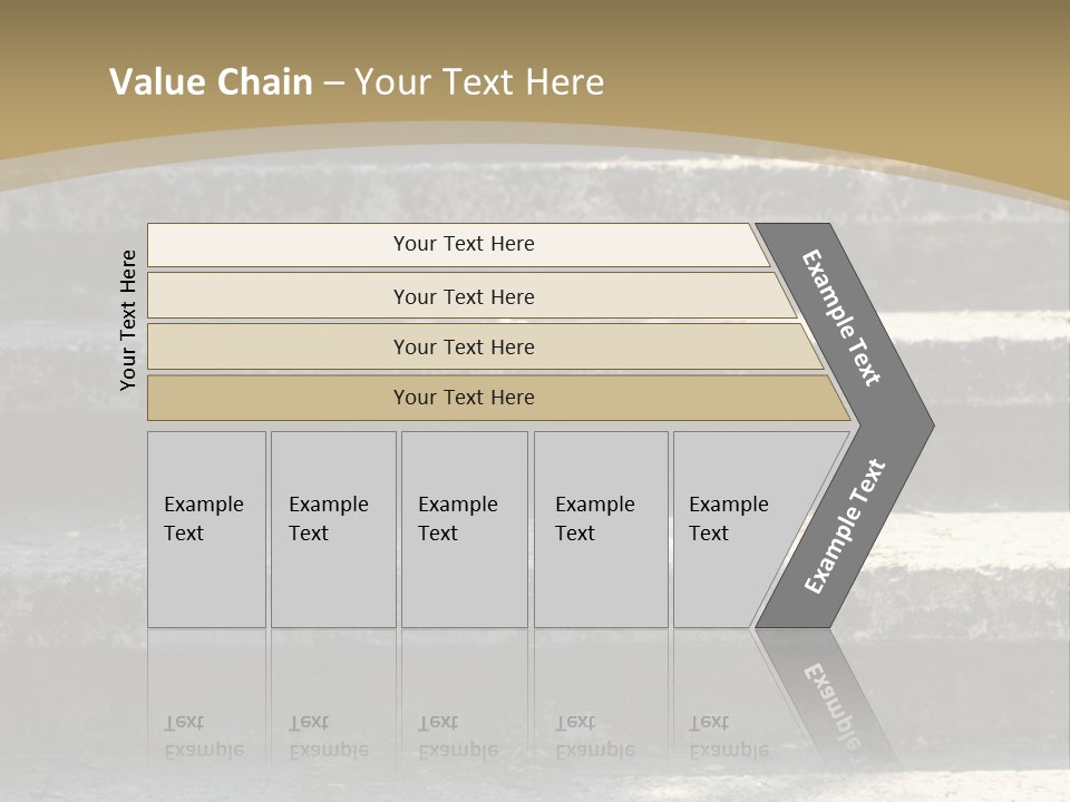 Outdoors Structure Stairs PowerPoint Template