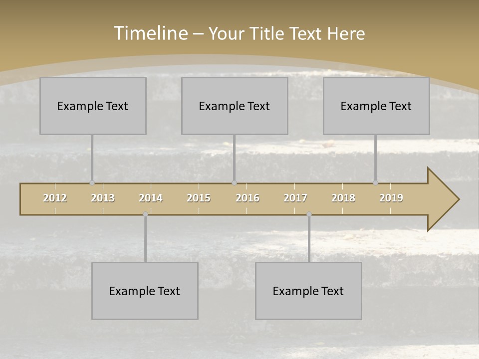 Outdoors Structure Stairs PowerPoint Template