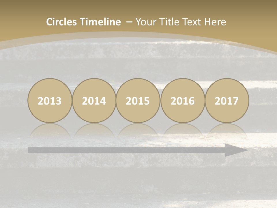 Outdoors Structure Stairs PowerPoint Template