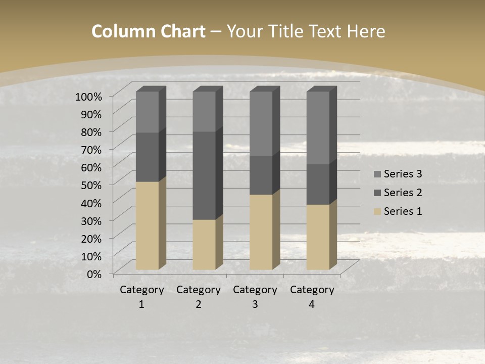 Outdoors Structure Stairs PowerPoint Template