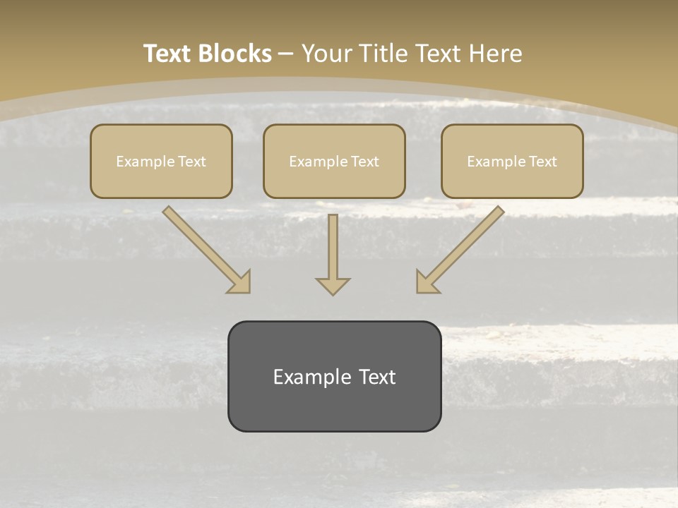 Outdoors Structure Stairs PowerPoint Template