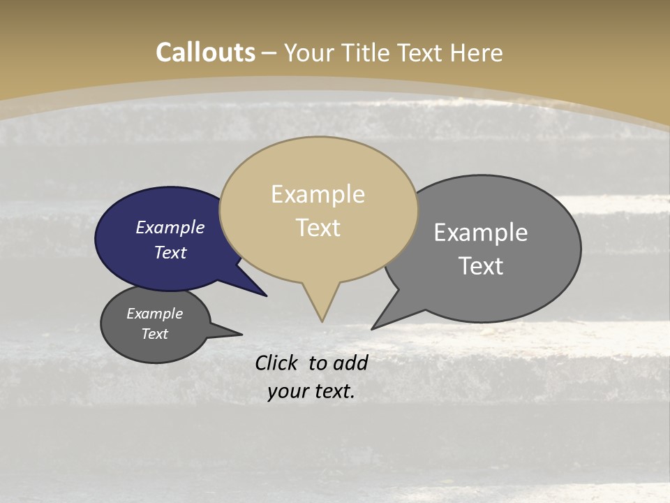 Outdoors Structure Stairs PowerPoint Template
