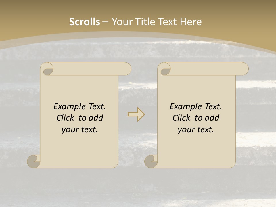 Outdoors Structure Stairs PowerPoint Template