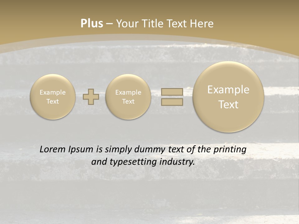 Outdoors Structure Stairs PowerPoint Template