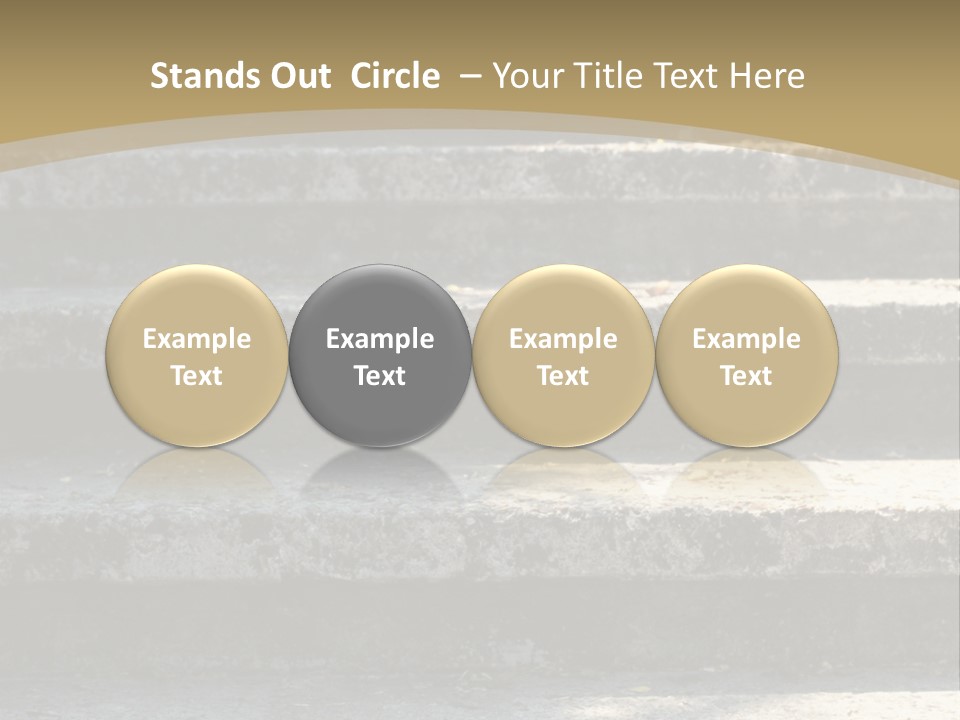 Outdoors Structure Stairs PowerPoint Template