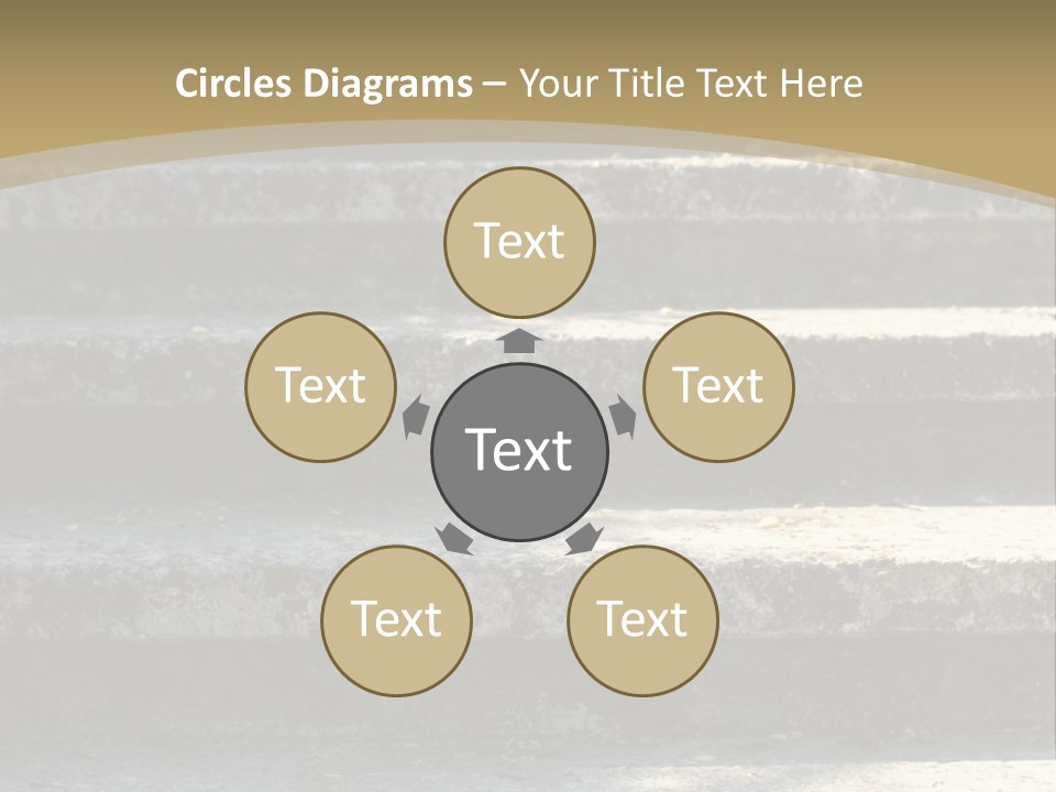 Outdoors Structure Stairs PowerPoint Template