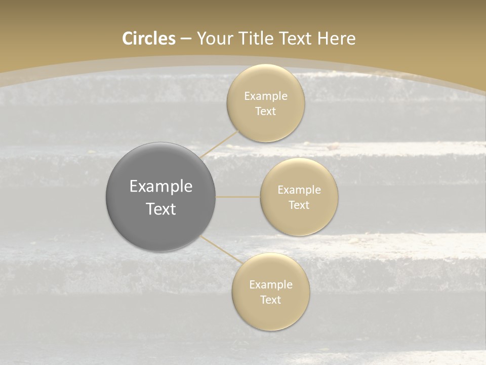 Outdoors Structure Stairs PowerPoint Template