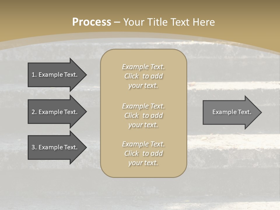 Outdoors Structure Stairs PowerPoint Template