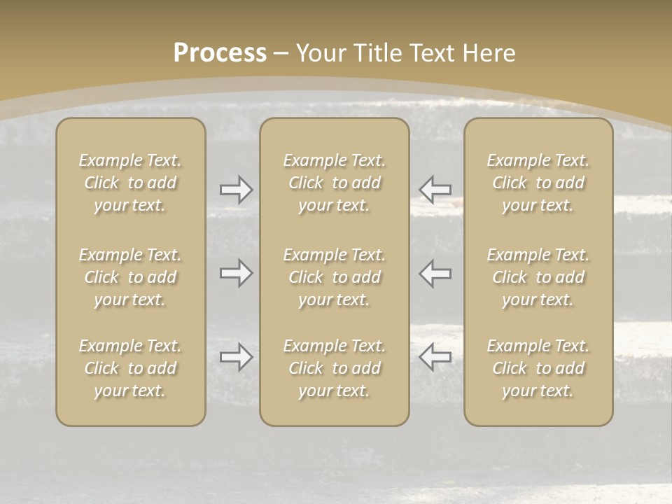 Outdoors Structure Stairs PowerPoint Template