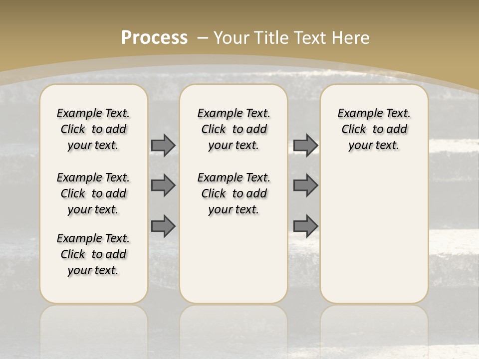 Outdoors Structure Stairs PowerPoint Template