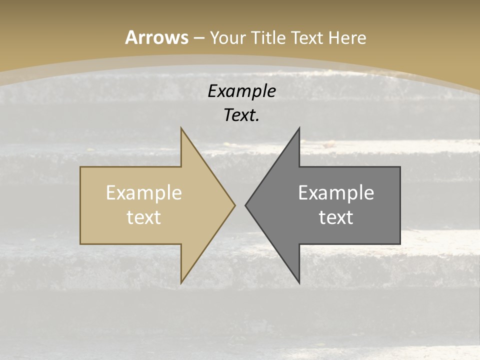 Outdoors Structure Stairs PowerPoint Template