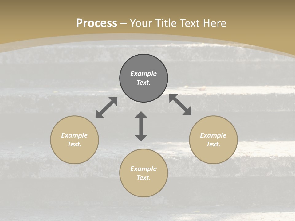 Outdoors Structure Stairs PowerPoint Template