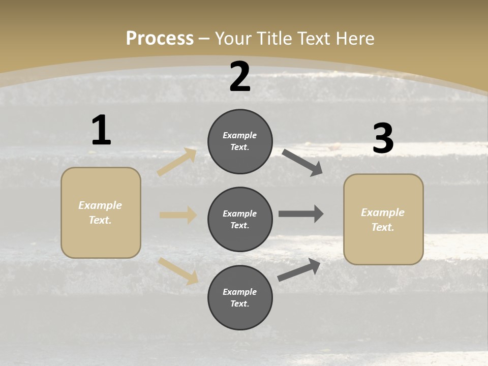 Outdoors Structure Stairs PowerPoint Template