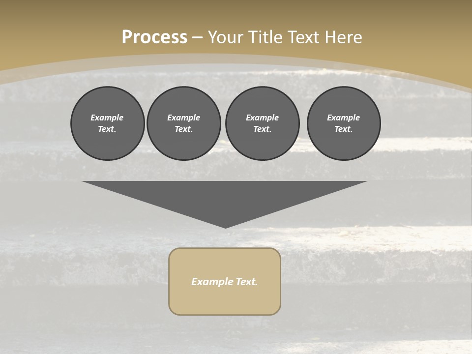 Outdoors Structure Stairs PowerPoint Template