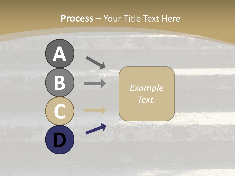 Outdoors Structure Stairs PowerPoint Template