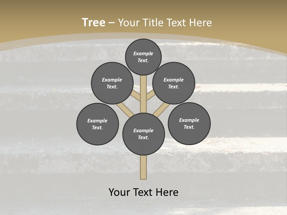 Outdoors Structure Stairs PowerPoint Template